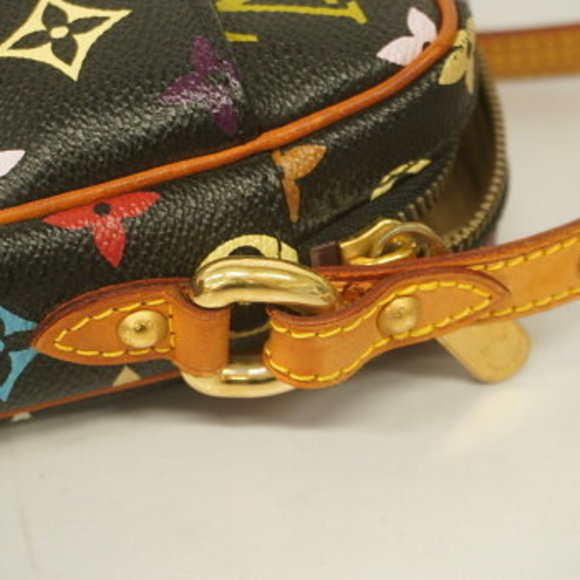 Louis Vuitton Monogram Rift Multicolor Shoulder Bag Black - Picture 9 of 15